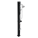 Darrahopens Home & Garden > Solar Panels > Portable Solar Panels VEVOR 40L Solar Heated Shower, 205cm Showerhead Height Outdoor Shower, with Handheld & Foot Faucet, Hot & Cold Water Adjustment, Freestanding for Backyard Poolside Beach Pool, Black