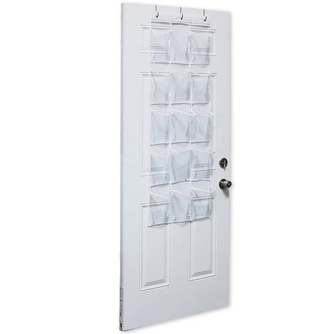 Darrahopens Home & Garden > Storage 15 Pockets Over The Door Rack Hanging Kitchen Organizer Pantry Organizer Shoe Storage