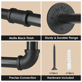 Darrahopens Home & Garden > Storage 184cm Clothing Racks for Hanging Clothes Garment Rack Industrial Pipe clothes Rack Drying Rack