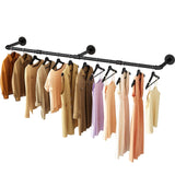 Darrahopens Home & Garden > Storage 184cm Clothing Racks for Hanging Clothes Garment Rack Industrial Pipe clothes Rack Drying Rack