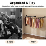 Darrahopens Home & Garden > Storage 184cm Clothing Racks for Hanging Clothes Garment Rack Industrial Pipe clothes Rack Drying Rack