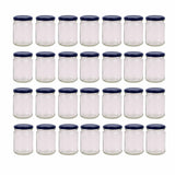 Darrahopens Home & Garden > Storage 28x 250ml Flint Glass Jars +  Twist Lids - Round Food Storage Small Spices