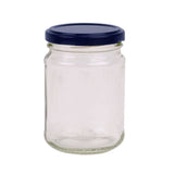 Darrahopens Home & Garden > Storage 28x 250ml Flint Glass Jars +  Twist Lids - Round Food Storage Small Spices