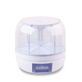 Darrahopens Home & Garden > Storage 6 Grid Rotating Food Grain Dispenser 3Kg - Compartment Storage Container