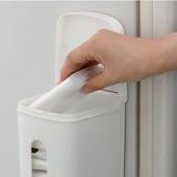 Darrahopens Home & Garden > Storage [6-PACK] INOMATA Japan Plastic Shopping Bag Organizer 10.3*10.2*31.5cm White