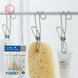 Darrahopens Home & Garden > Storage [6-PACK] INOMATA Japan Stainless Steel Clip 4Pcs