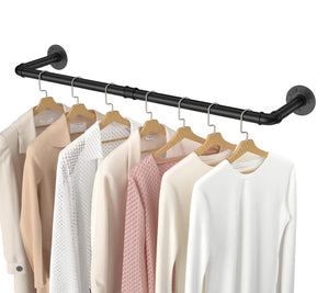 Darrahopens Home & Garden > Storage 97cm Clothing Racks for Hanging Clothes Garment Rack Industrial Pipe clothes Rack Drying Rack