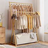 Darrahopens Home & Garden > Storage > Clothing & Wardrobe Storage 100cm Clothes Rail Rack Rack Garment Rack Freestanding Hanger Bedroom Clothing Rack With Lower Storage Shelf