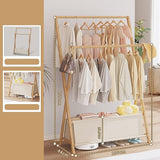 Darrahopens Home & Garden > Storage > Clothing & Wardrobe Storage 100cm Clothes Rail Rack Rack Garment Rack Freestanding Hanger Bedroom Clothing Rack With Lower Storage Shelf