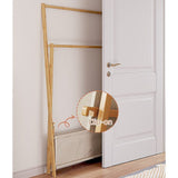 Darrahopens Home & Garden > Storage > Clothing & Wardrobe Storage 100cm Clothes Rail Rack Rack Garment Rack Freestanding Hanger Bedroom Clothing Rack With Lower Storage Shelf