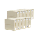 Darrahopens Home & Garden > Storage > Clothing & Wardrobe Storage 10x Kitchee Foldable Bed Sheet Storage Box – Linen & Closet Organiser Beige
