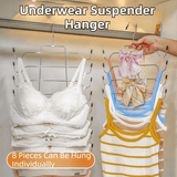 Darrahopens Home & Garden > Storage > Clothing & Wardrobe Storage 2-Pack Vertical Layered Bra and Lingerie Organiser Hanger(4 Tier: 30.5X30cm) - Stainless Steel Space Saver for Underwear, Bras, and Tank Tops