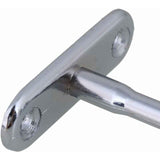 Darrahopens Home & Garden > Storage > Clothing & Wardrobe Storage 2 pcs 16Mm Silver Plated Zinc Alloy Oval Wardrobe Brackets