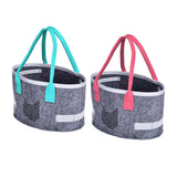 Darrahopens Home & Garden > Storage > Clothing & Wardrobe Storage 2pcs Doll Storage Organization Bag Felt Handbag Kids Toy Organizer Storage
