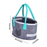 Darrahopens Home & Garden > Storage > Clothing & Wardrobe Storage 2pcs Doll Storage Organization Bag Felt Handbag Kids Toy Organizer Storage