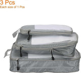 Darrahopens Home & Garden > Storage > Clothing & Wardrobe Storage 3pcs Compression Packing Cubes Lightweight Suitcase Luggage Organizers