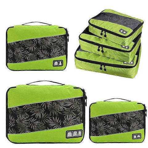 Darrahopens Home & Garden > Storage > Clothing & Wardrobe Storage 3pcs Lightweight Mesh Packing Cubes for Suitcase Organizer Bags Set