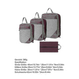Darrahopens Home & Garden > Storage > Clothing & Wardrobe Storage 4pcs Extensible Compression Packing Cubes Suitcase Organizer for Travel