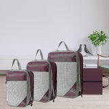 Darrahopens Home & Garden > Storage > Clothing & Wardrobe Storage 4pcs Extensible Compression Packing Cubes Suitcase Organizer for Travel