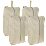 Darrahopens Home & Garden > Storage > Clothing & Wardrobe Storage 4pcs Travel Packing Cubes with Zipper Shoe and Clothes Bags for Luggage