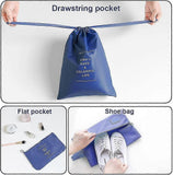 Darrahopens Home & Garden > Storage > Clothing & Wardrobe Storage 7pcs Clothes Packing Cubes Bag Set for Suitcase Storage and Organization