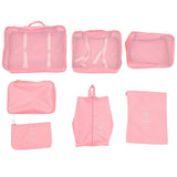 Darrahopens Home & Garden > Storage > Clothing & Wardrobe Storage 7pcs Packing Cubes Set Travel Organizer Bags for Luggage & Accessories