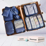 Darrahopens Home & Garden > Storage > Clothing & Wardrobe Storage 8pcs Travel Organizer Set Packing Cubes for Clothes, Shoes, Toiletries & More