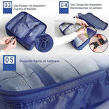 Darrahopens Home & Garden > Storage > Clothing & Wardrobe Storage 8pcs Travel Organizer Set Packing Cubes for Clothes, Shoes, Toiletries & More