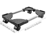 Darrahopens Home & Garden > Storage > Clothing & Wardrobe Storage Adjustable Desktop Computer Tower Stand Telescopic Chassis Holder with Wheels