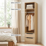 Darrahopens Home & Garden > Storage > Clothing & Wardrobe Storage Artiss Wardrobe Clothes Closet Storage Organizer Pine