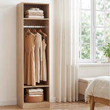 Artiss Wardrobe Clothes Closet Storage Organizer Shelf Pine