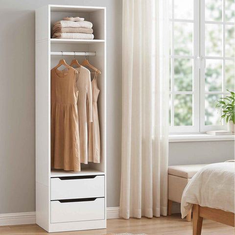 Artiss Wardrobe Clothes Closet Storage Organizer White