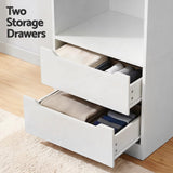 Darrahopens Home & Garden > Storage > Clothing & Wardrobe Storage Artiss Wardrobe Clothes Closet Storage Organizer White