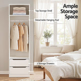 Darrahopens Home & Garden > Storage > Clothing & Wardrobe Storage Artiss Wardrobe Clothes Closet Storage Organizer White