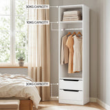 Darrahopens Home & Garden > Storage > Clothing & Wardrobe Storage Artiss Wardrobe Clothes Closet Storage Organizer White