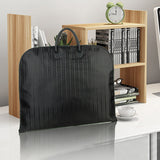 Darrahopens Home & Garden > Storage > Clothing & Wardrobe Storage Black Men Suit Cover Zippered Dustproof Garment Bag Travel Organizer
