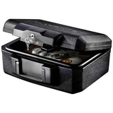Darrahopens Home & Garden > Storage > Clothing & Wardrobe Storage Black Privacy Lock Fire Chest with Carrying Handle for Secure Storage In Australia - Darrahopens
