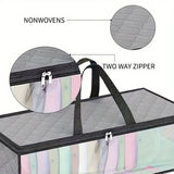 Darrahopens Home & Garden > Storage > Clothing & Wardrobe Storage Cap Storage Bag | Set of 2 Storage Bag / Storage Sleeve - for baseball caps and other caps | Cap Organizer with 2 Handles for Closet | Moisture Protection - Gray