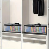 Darrahopens Home & Garden > Storage > Clothing & Wardrobe Storage Cap Storage Bag | Set of 2 Storage Bag / Storage Sleeve - for baseball caps and other caps | Cap Organizer with 2 Handles for Closet | Moisture Protection - Gray