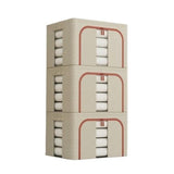 Darrahopens Home & Garden > Storage > Clothing & Wardrobe Storage CARLA HOME 3 pack Large Clothes Storage Bins with Lids for Clothing, Bedding, Blankets, Toys (66L capacity - Beige)