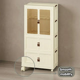 Darrahopens Home & Garden > Storage > Clothing & Wardrobe Storage CARLA HOME 3 - Tier Foldable Wardrobe Cabinet - White - Plastic - Clothe Storage In Australia - Darrahopens