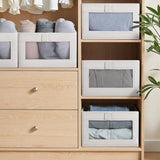 Darrahopens Home & Garden > Storage > Clothing & Wardrobe Storage CARLA HOME 6 Pack Closet Storage Bins with Clear Window for Shelves, Clothes, Toys, Wardrobe & Bedroom Organization