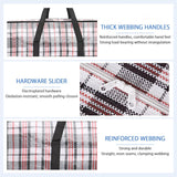 Darrahopens Home & Garden > Storage > Clothing & Wardrobe Storage CARLA HOME 6 Pack Large Moving Storage Bags with Zipper & Handles for Clothes, Bedding, Blankets, Dorm & Travel (80x55x25cm)