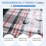 Darrahopens Home & Garden > Storage > Clothing & Wardrobe Storage CARLA HOME 6 Pack Large Moving Storage Bags with Zipper & Handles for Clothes, Bedding, Blankets, Dorm & Travel (80x55x25cm)