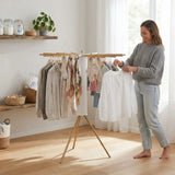 Darrahopens Home & Garden > Storage > Clothing & Wardrobe Storage CARLA HOME Tripod Clothes Drying Rack, 16 Rod Foldable, Wooden Poles In Australia - Darrahopens