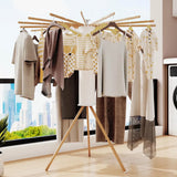 Darrahopens Home & Garden > Storage > Clothing & Wardrobe Storage CARLA HOME Tripod Clothes Drying Rack, 16 Rod Foldable, Wooden Poles In Australia - Darrahopens