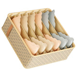 Darrahopens Home & Garden > Storage > Clothing & Wardrobe Storage Closet Drawer Organizer Dividers Fabric Dresser Closet Organizers Storage Bins Space Saving Mess Free Beige Large 6 Grid 32x32x11cm In Australia - Darrahopens