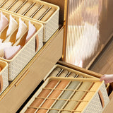 Darrahopens Home & Garden > Storage > Clothing & Wardrobe Storage Closet Drawer Organizer Dividers Fabric Dresser Closet Organizers Storage Bins Space Saving Mess Free Beige Large 6 Grid 32x32x11cm In Australia - Darrahopens
