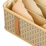 Darrahopens Home & Garden > Storage > Clothing & Wardrobe Storage Closet Drawer Organizer Dividers Fabric Dresser Closet Organizers Storage Bins Space Saving Mess Free Beige Large 6 Grid 32x32x11cm In Australia - Darrahopens