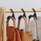Darrahopens Home & Garden > Storage > Clothing & Wardrobe Storage Clothes hanger - Wardrobe - Handbag organizer - Hook rack organizer for handbags and backpacks - 10 pieces